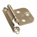 Hd Amerock Decorative Self Closing Overlay Cabinet Door Hinge- Satin Chrome A07139 G10